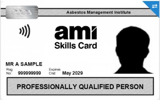 New AMI Skills Card for Professionally Qualified Person